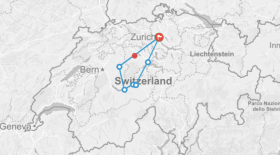 Map of Switzerland