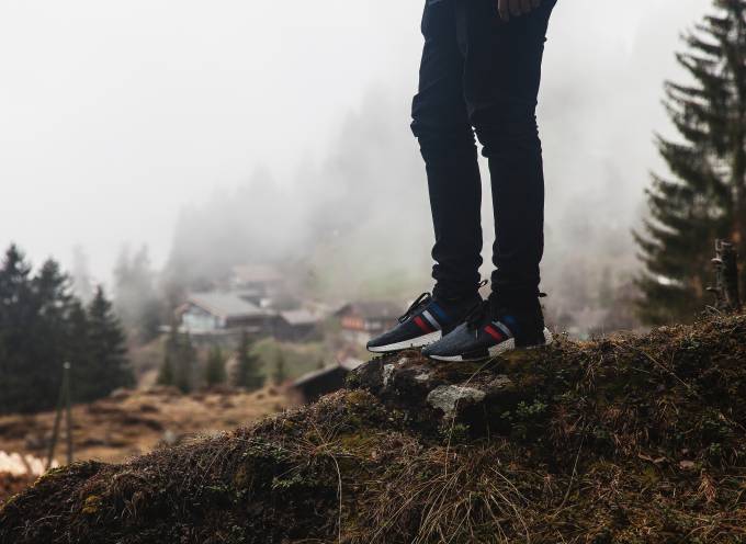 Walking in Wengen, Lauterbrunnen, Switzerland