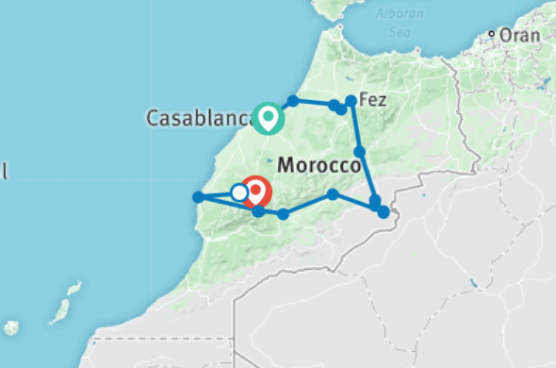 Morocco map