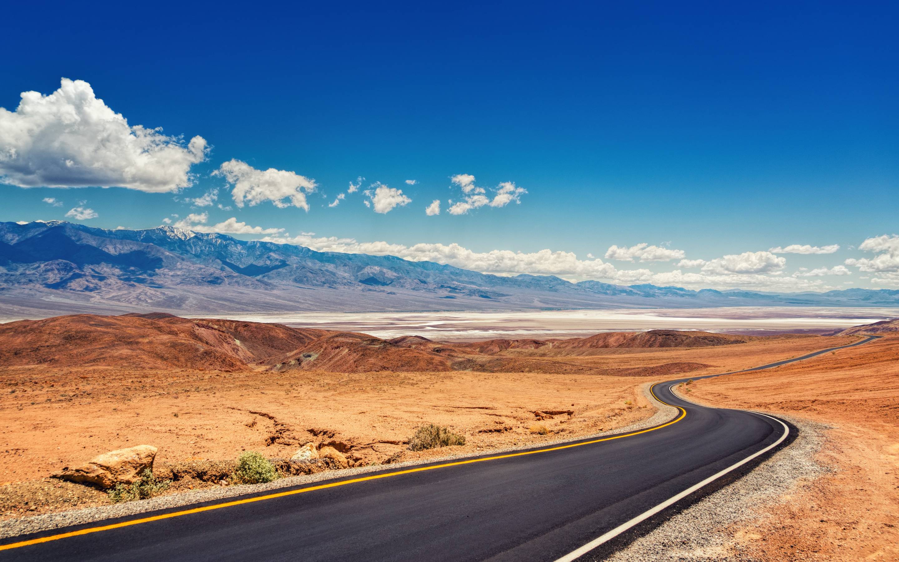 View of Death Valley in California, USA.
