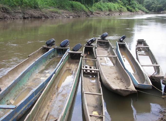 Canoes in Panama