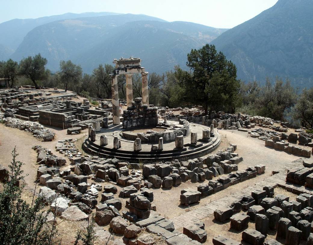 Apollo Sanctuary in Delphi, Greece