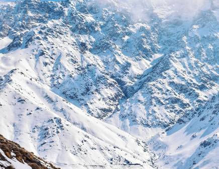 Snow adventure in Morocco