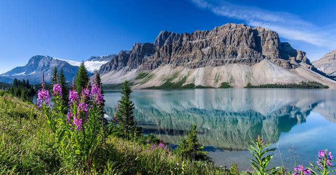 banff national park in summer