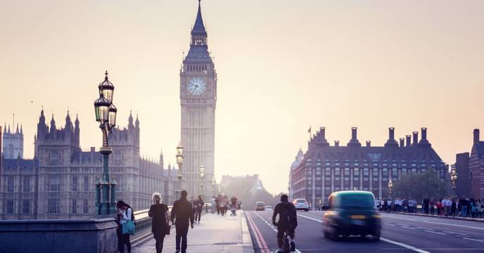 view of big ben in london