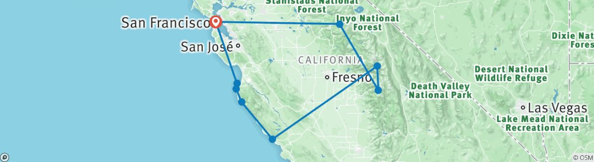 Yosemite, Sequoia, & California Coast by Southwest Adventure Tours ...