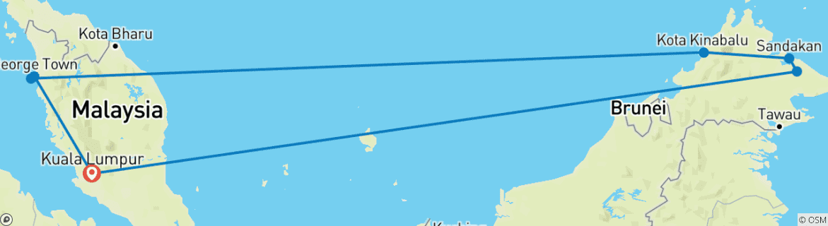 Carte du circuit Festival Hungry Ghost