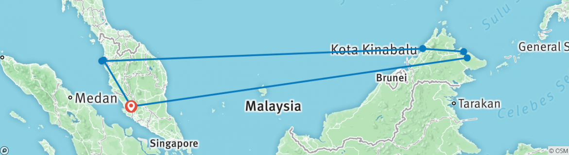 Map of Hungry Ghost Festival