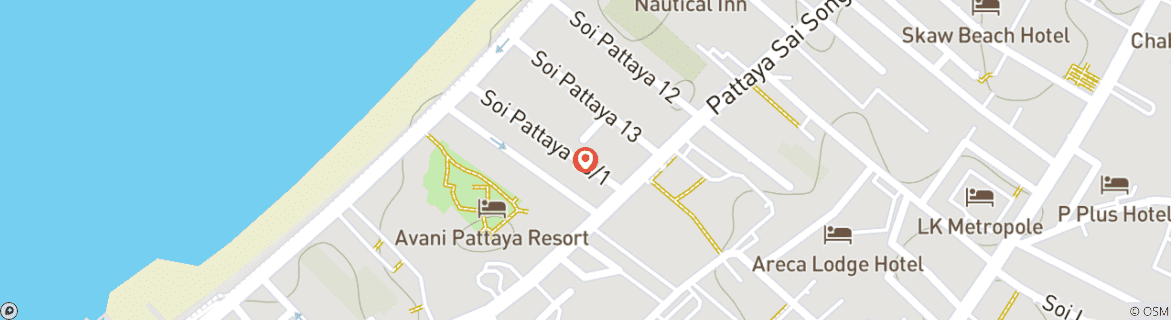 Mapa de Mejor Experiencia en Pattaya 3 Días - Circuito Privado