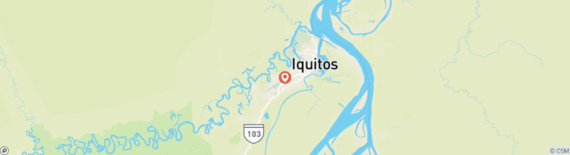 Carte du circuit Circuit de 7 jours dans la jungle d'Iquitos à Maniti Eco- Lodge
