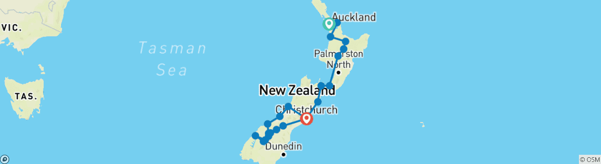 Map of New Zealand Uncovered