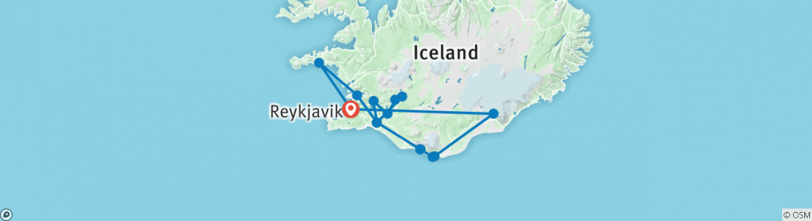 Map of Journeys: Explore Iceland National Geographic Journeys