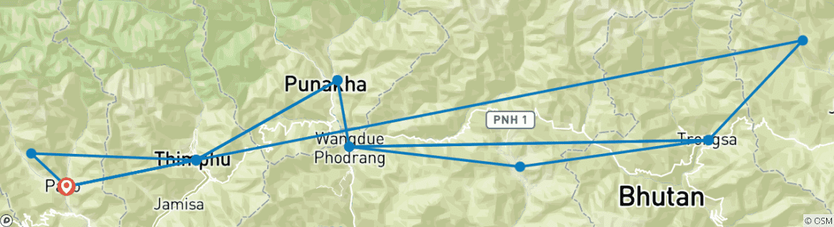 Imagen de un mapa que muestra la ruta del circuito