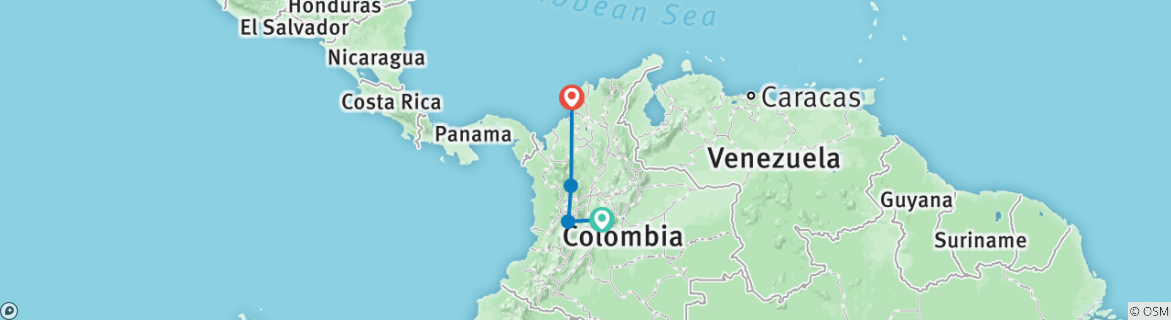 Map of Journeys: Explore Colombia National Geographic Journeys