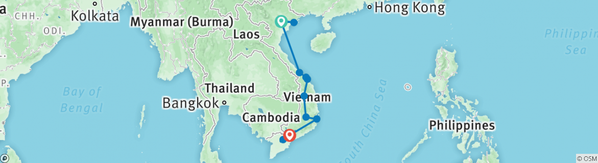 Map of Vietnam Explorer