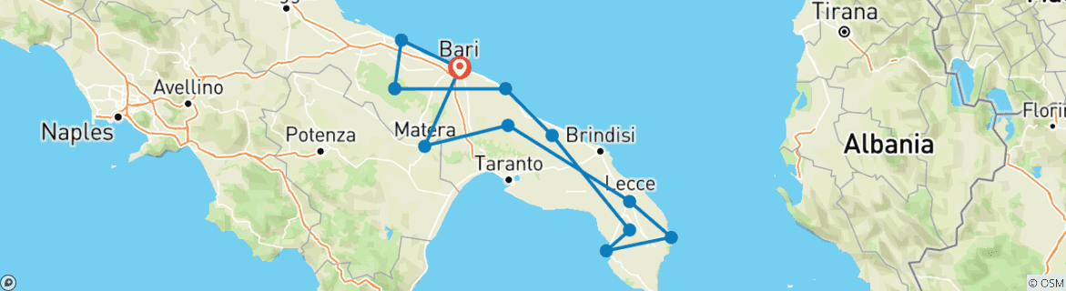 Mapa de Circuito por Apulia