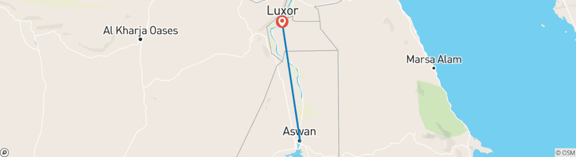 Imagen de un mapa que muestra la ruta del circuito