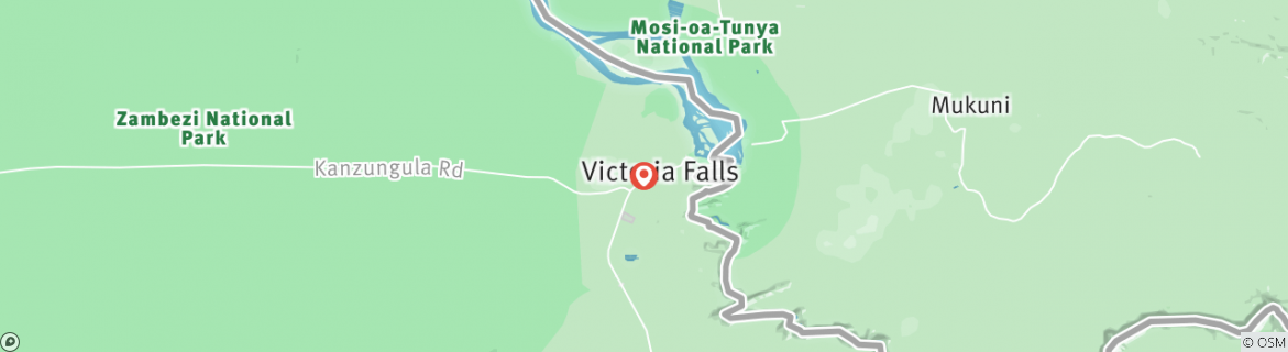 Map of Victoria Falls Special