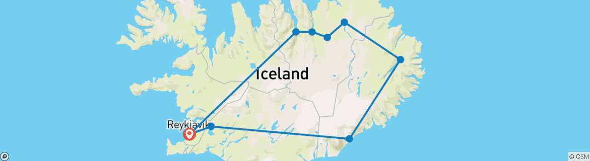 Mapa de Explorador de Islandia