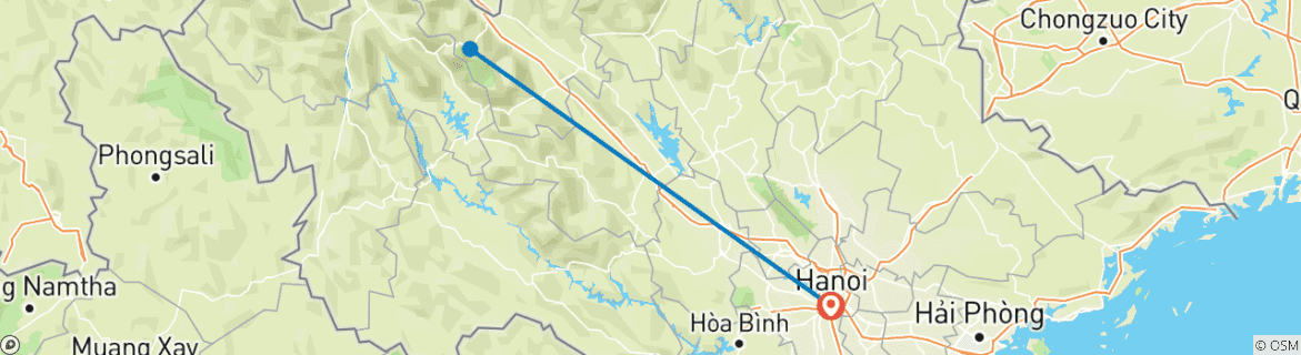 Imagen de un mapa que muestra la ruta del circuito