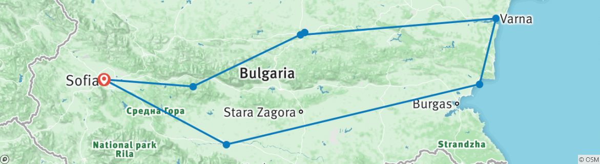 Veliko Tarnovo Offline Map Travel Guide