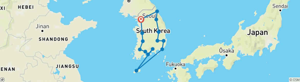 Map of Perfection of Korea