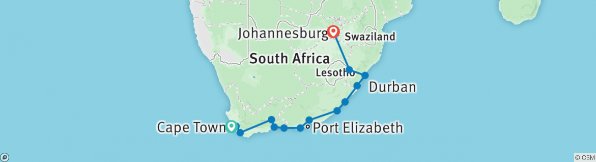 cape town to johannesburg tour