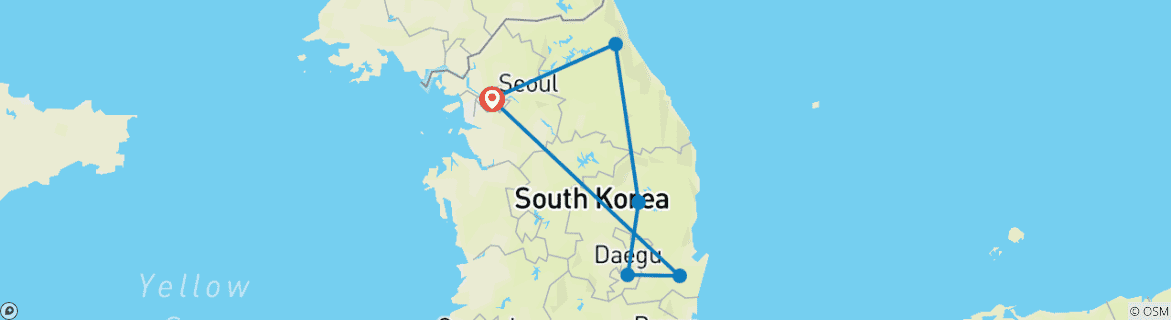 Map of Ancient South Korea - 7 Days