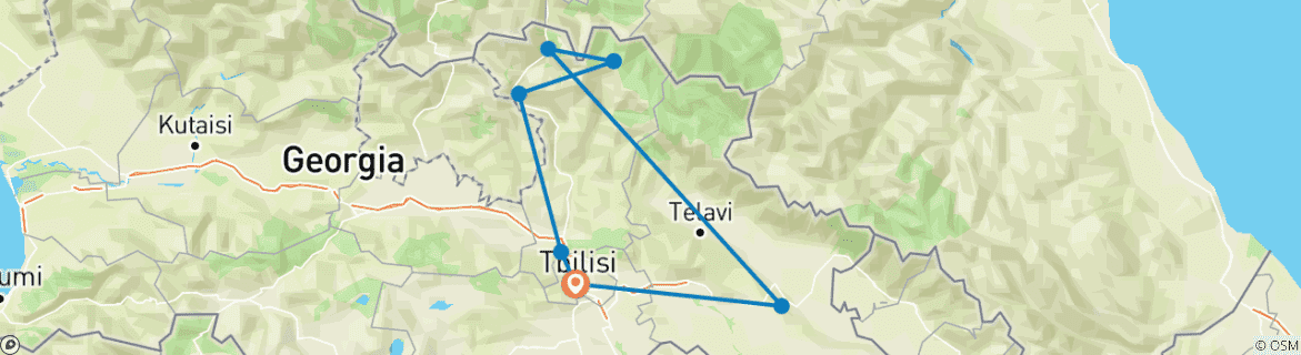 Mapa de 5 días por Georgia