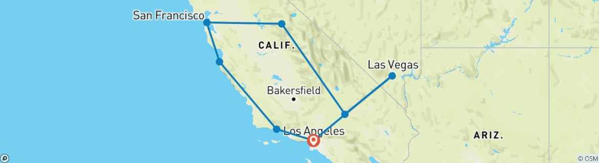 Map of Wilder Westen - 5 Tage