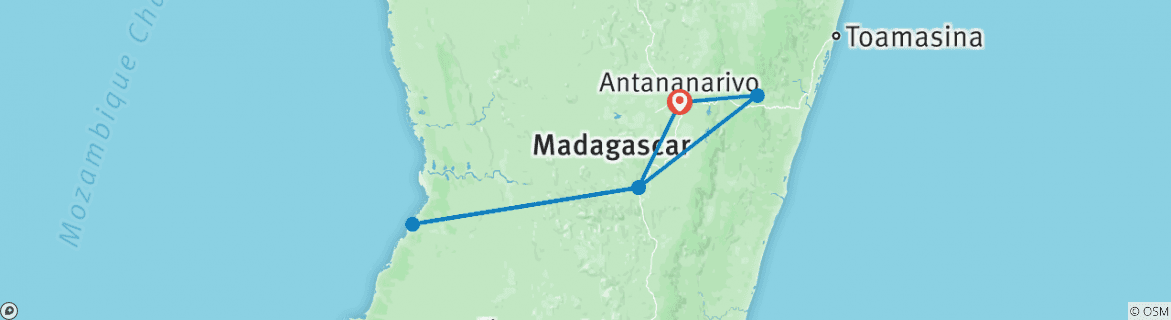 grand tour madagascar route map
