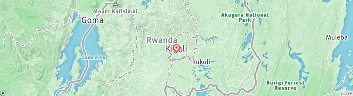 Map of Rwanda: the Full Works on a Shoestring