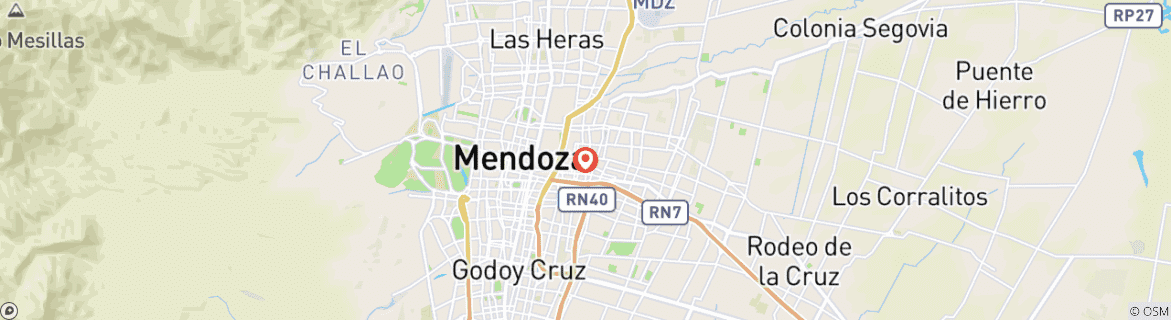 Map of Mendoza Wine Tasting