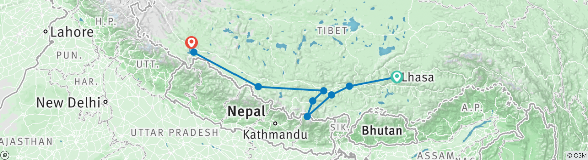 Map of 4WD Plateau In-Depth Exploration