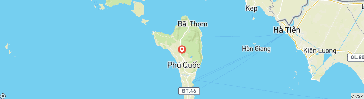 Karte von Phu Quoc Rundreise - 3 Tage, 2 Nächte (Angeln)