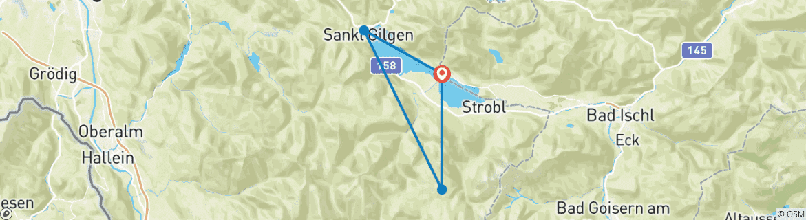 Map of Alpine Pasture Hike in the Salzkammergut