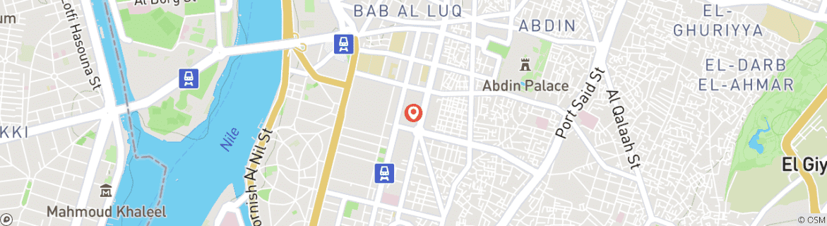 Carte du circuit Balade en felouque au coucher du soleil sur le Nil au Caire
