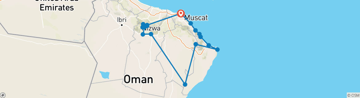 Imagen de un mapa que muestra la ruta del circuito