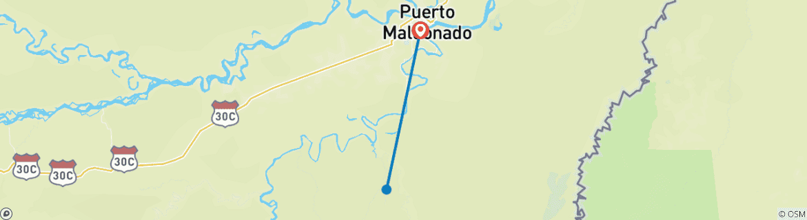 Map of Sandoval Lake 5 Days and 4 Night