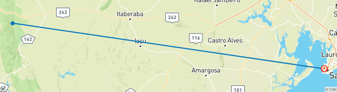 Map of Chapada Diamantina: Lençóis & Brazil's Capital of Caves