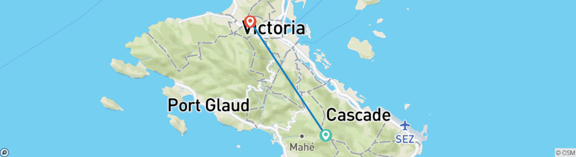 Imagen de un mapa que muestra la ruta del circuito