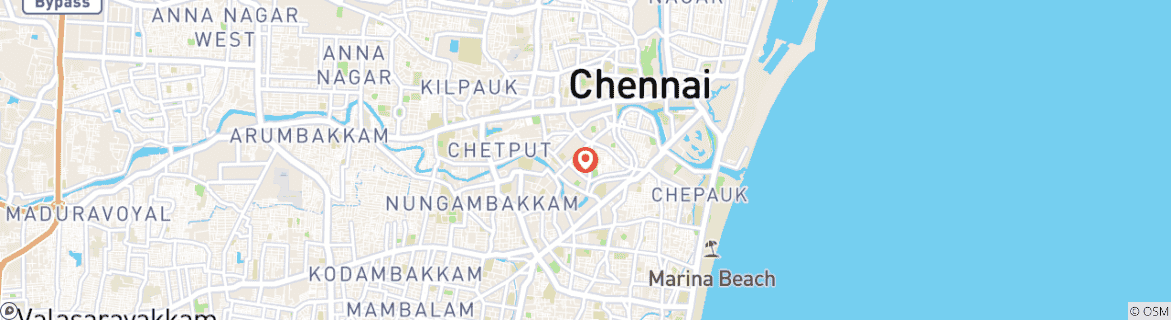 Karte von Chennai Köstlichkeiten: Entdecken Sie das Beste der Stadt