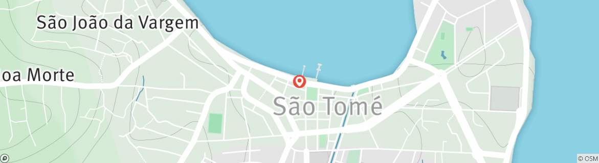 Map of 5 Days/ 4Nights São Tomé Adventure