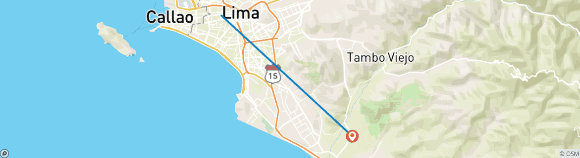 Imagen de un mapa que muestra la ruta del circuito