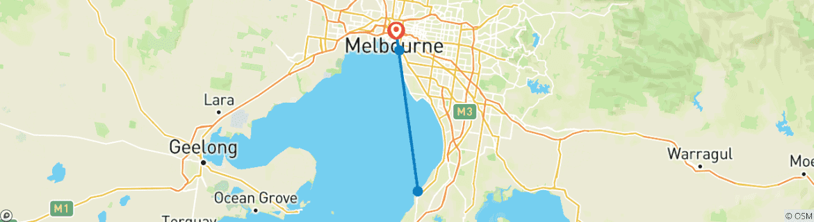 Imagen de un mapa que muestra la ruta del circuito