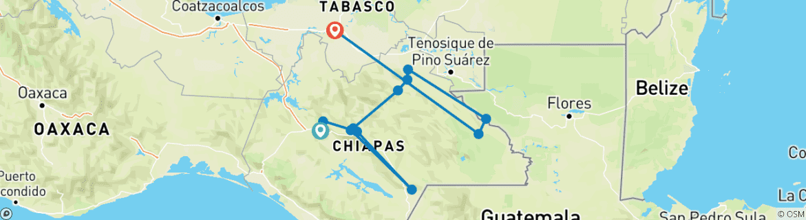 Map of Chiapas Icons: A Journey Through History and Nature