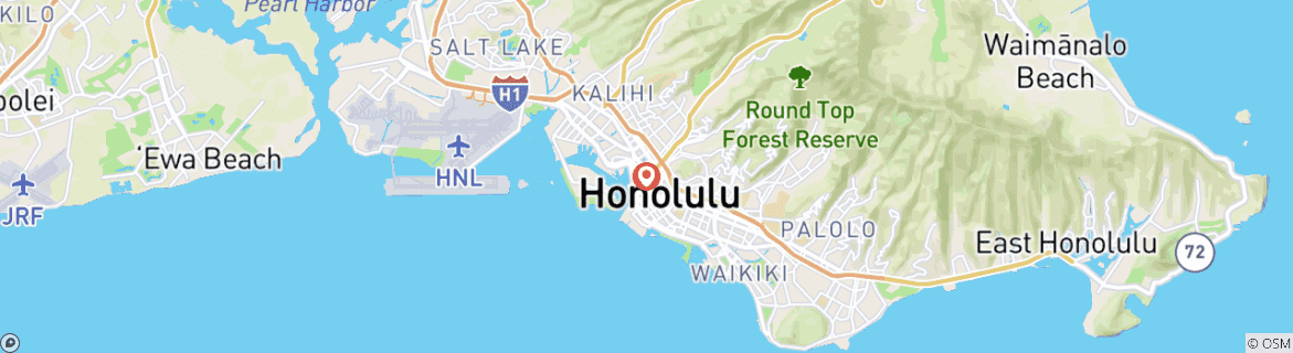 Carte du circuit Escapade hawaïenne de 3 jours