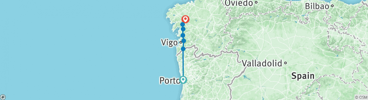Imagen de un mapa que muestra la ruta del circuito