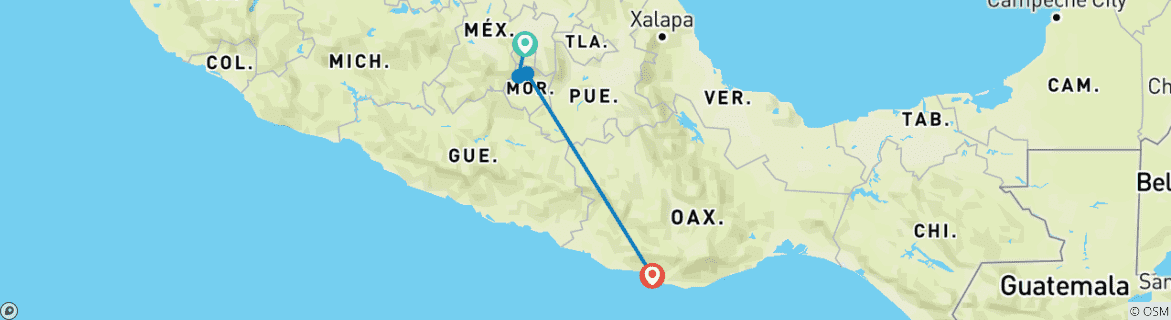 Map of Mexico Travel Experiences: Get The Most Off-The-Beaten-Path Tour