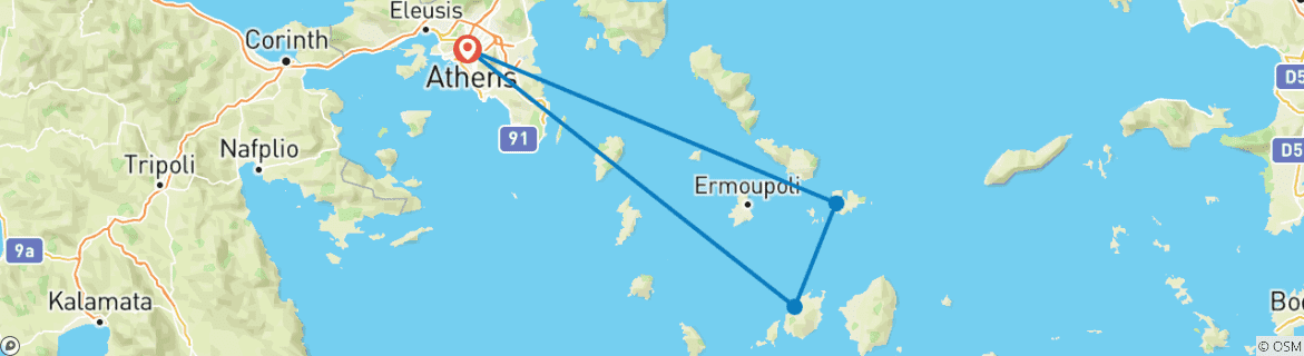Imagen de un mapa que muestra la ruta del circuito